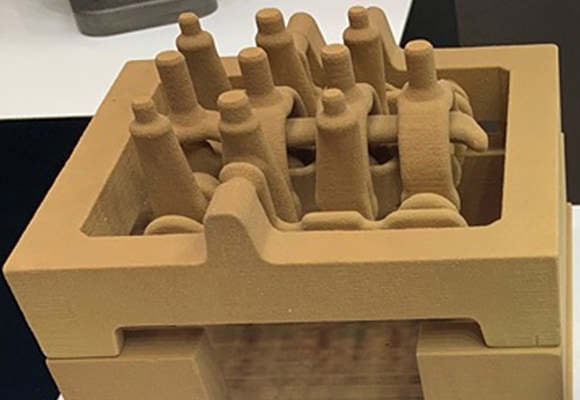 3Dプリンタで製作した砂型積層造型、鋳物の試作品（アルミ）や小さな鋳物に最適Direct Metal Printing