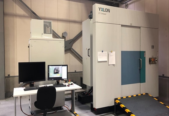 Y.CT Compact YXLON CT検査システムも保有しているのでさまざまな試作鋳物の検査が可能